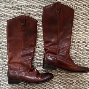 Frye Tan Leather Boots